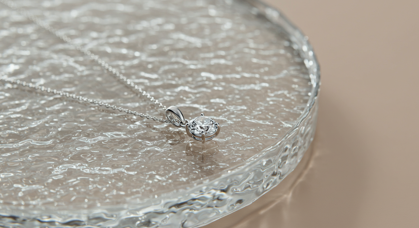 Lab-grown pendant