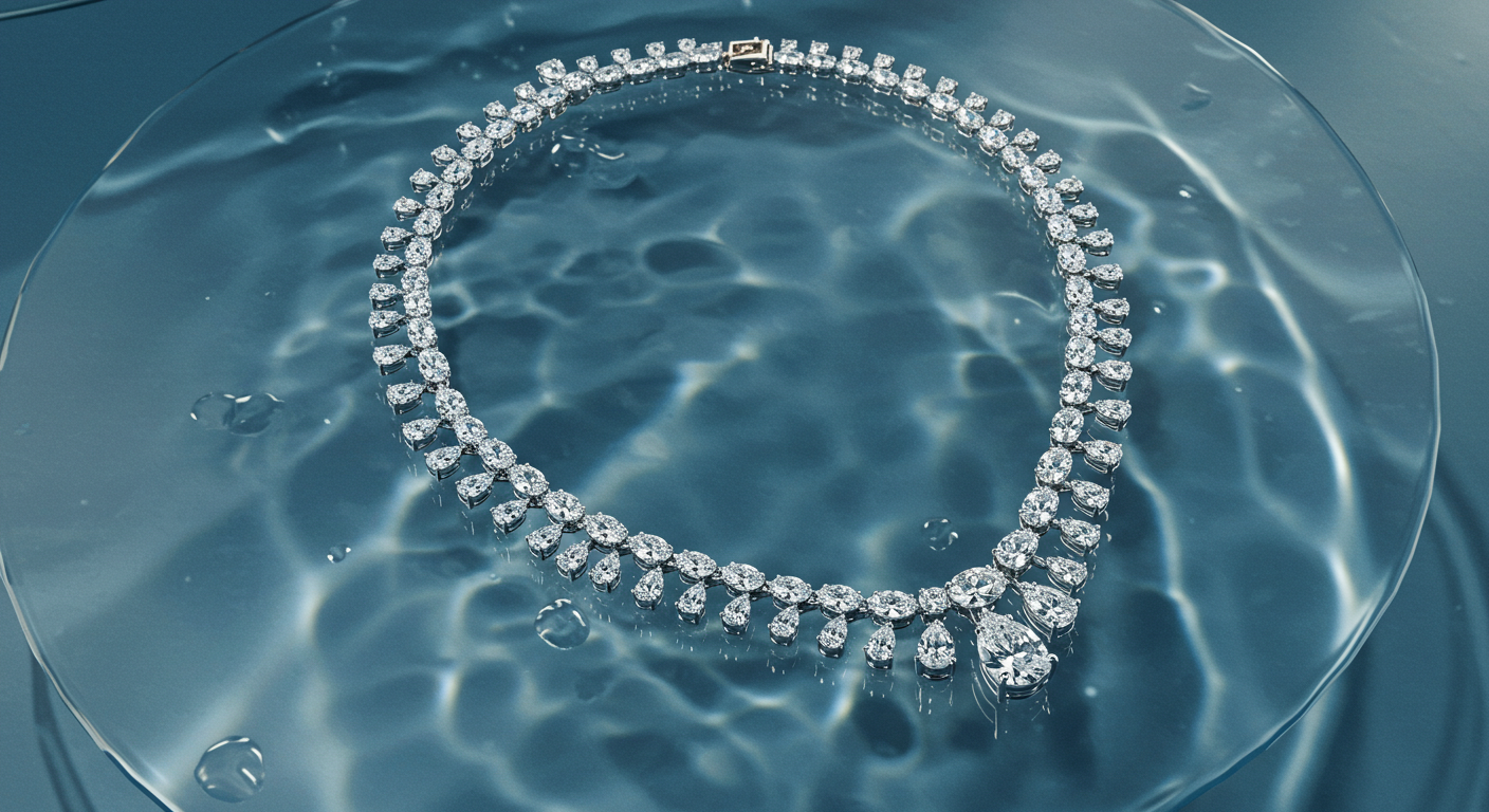 Lab-grown necklace