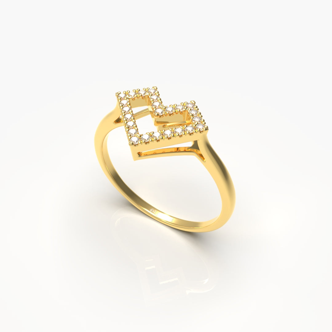 Heart Diamond Ring