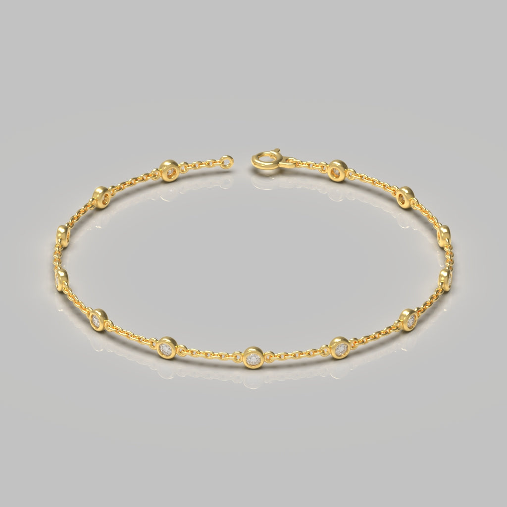 Natural Diamond Bracelet