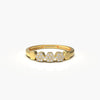 Honeycomb Diamond Ring