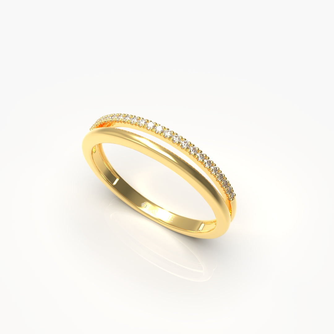 Half Eternity Diamond Ring