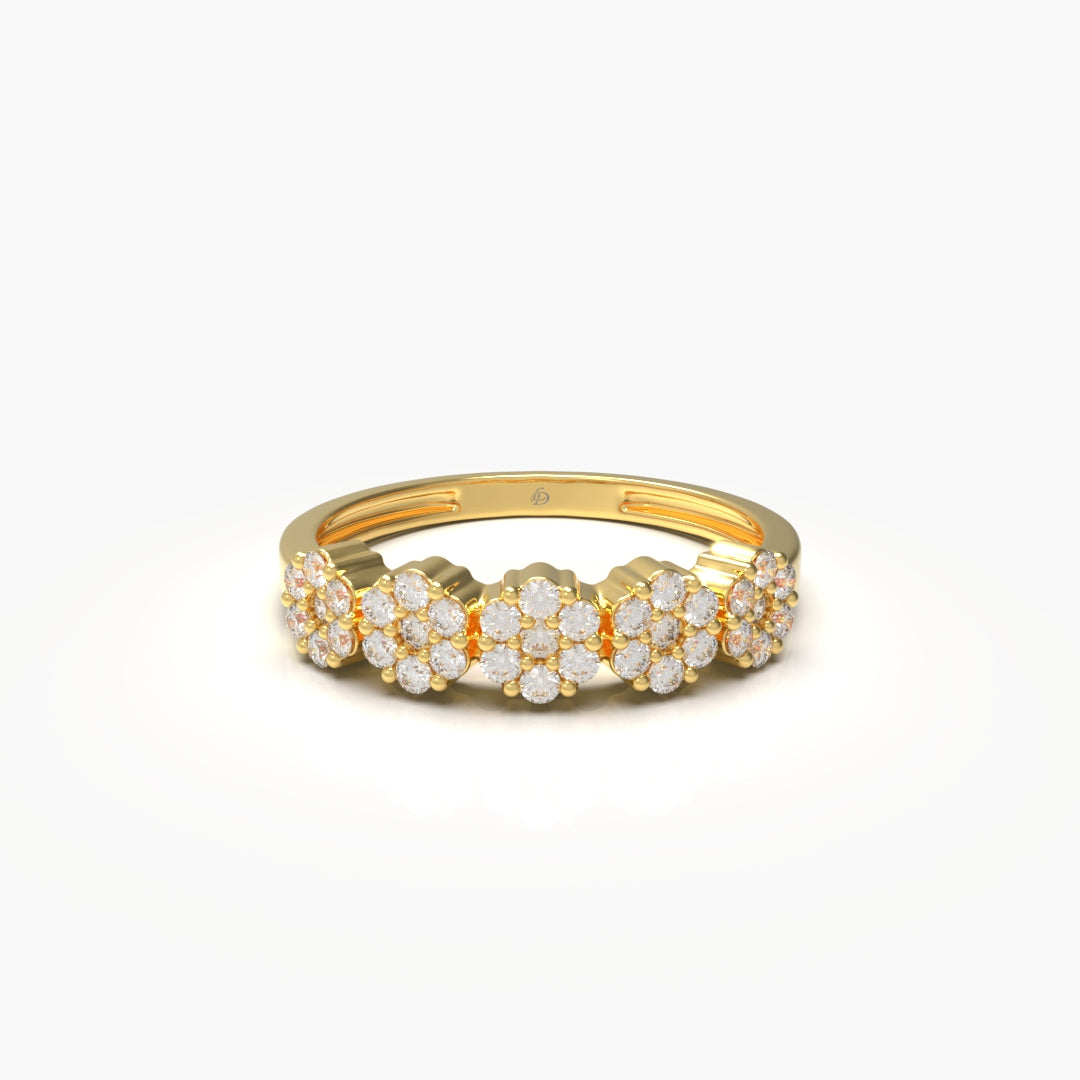 Flower Diamond Ring