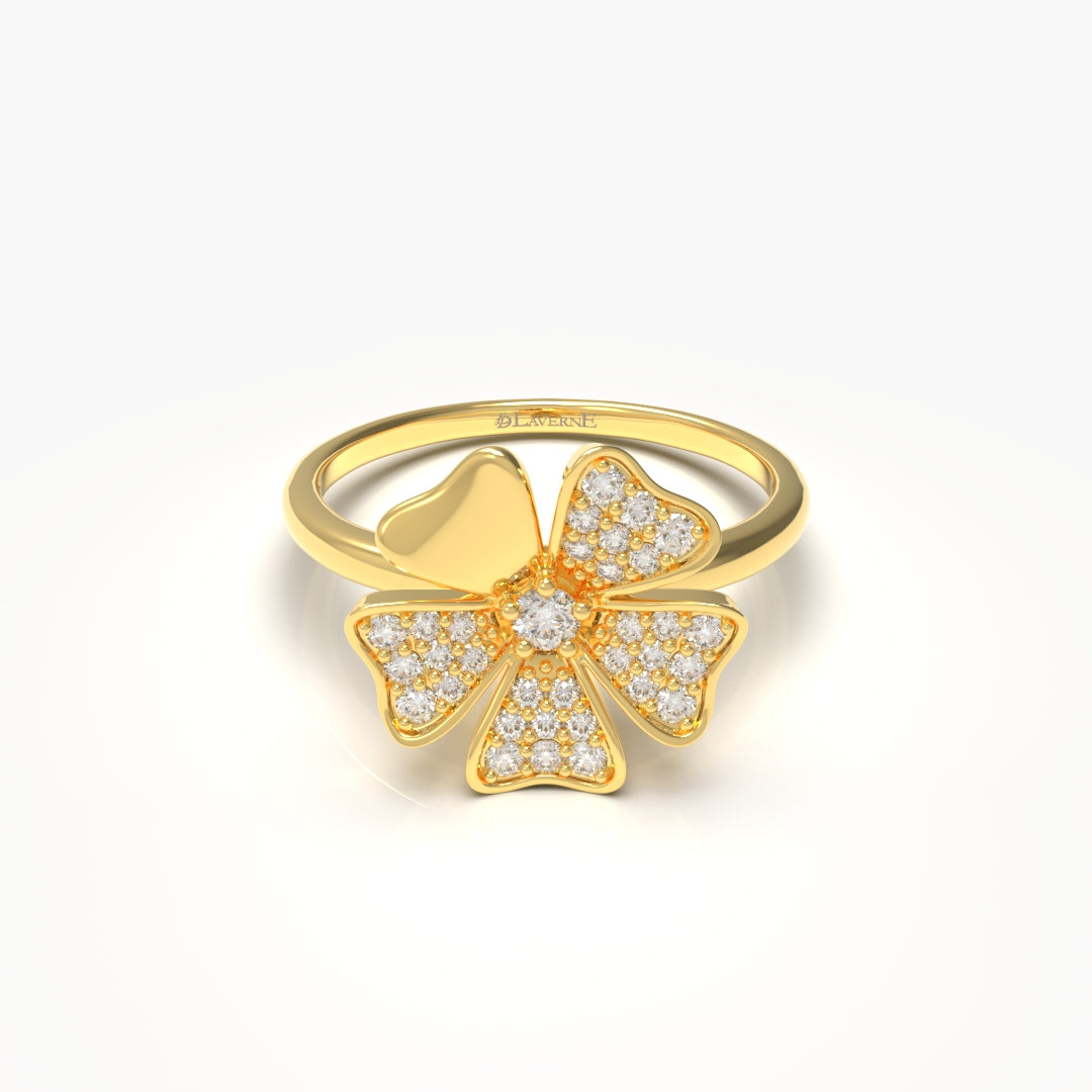 Flower Diamond Ring