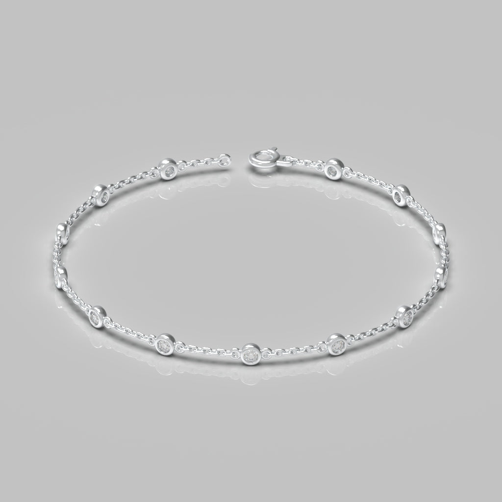 Natural Diamond Bracelet