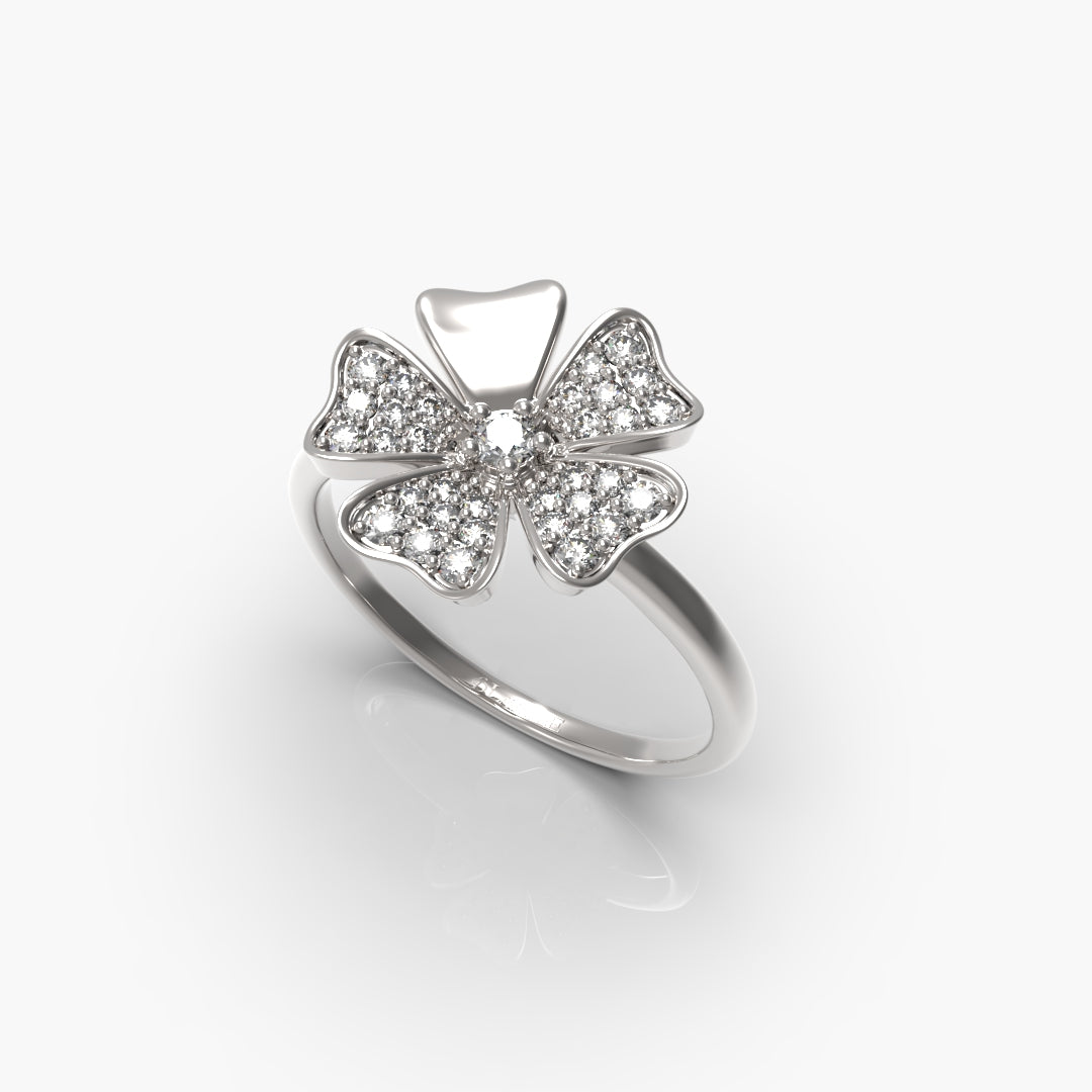 Flower Diamond Ring