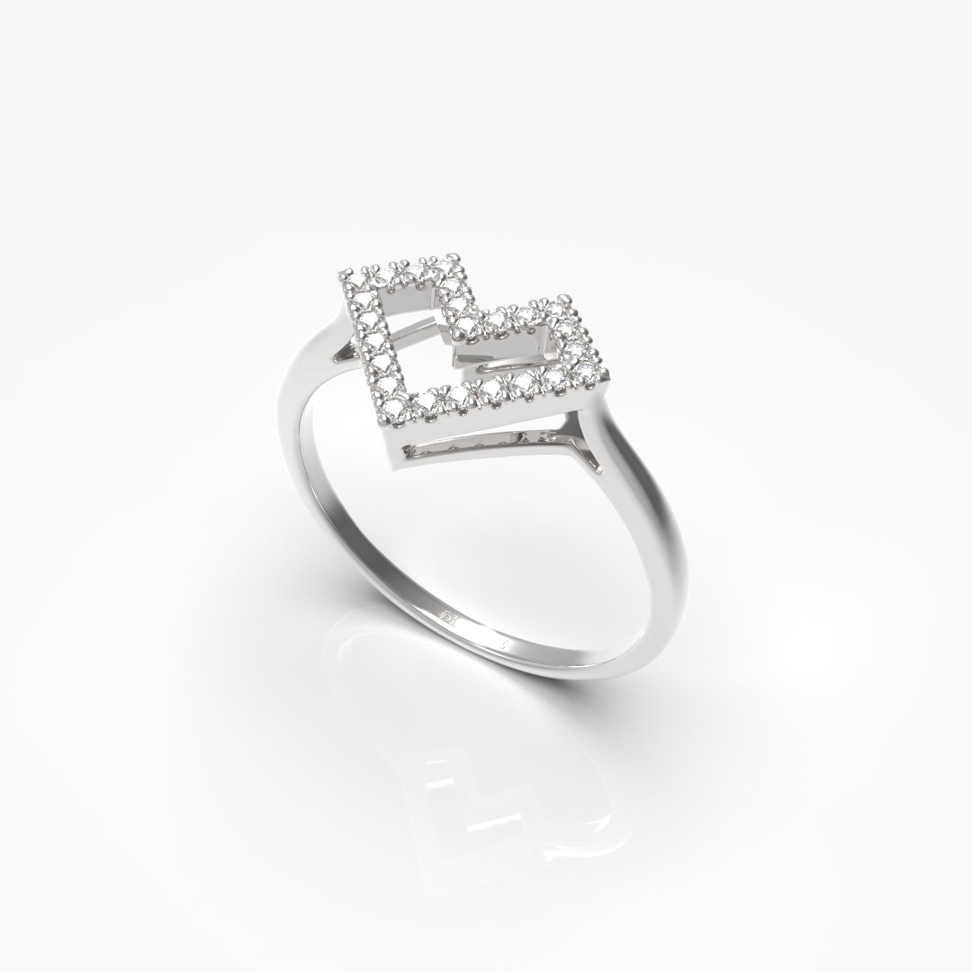 Heart Diamond Ring