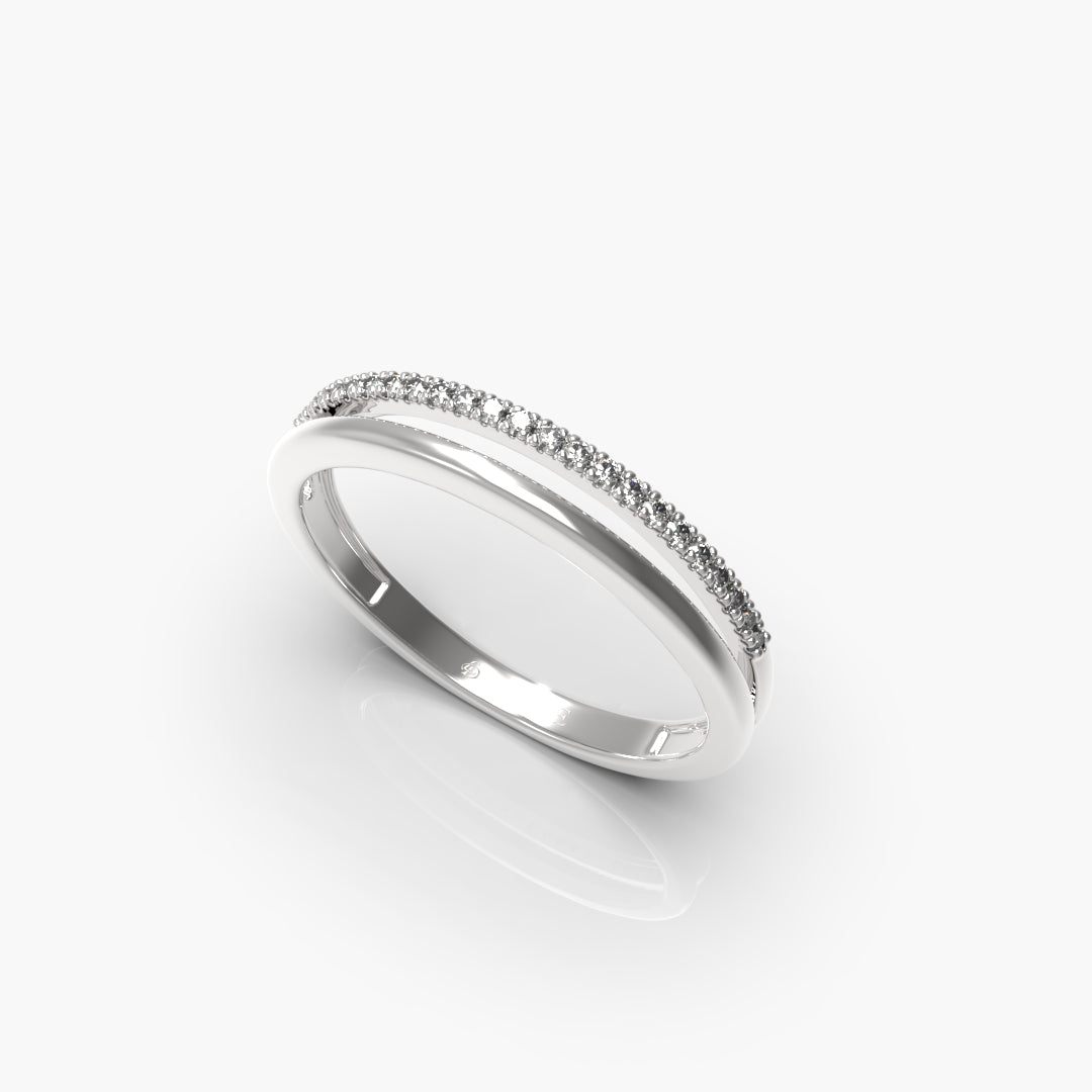Half Eternity Diamond Ring