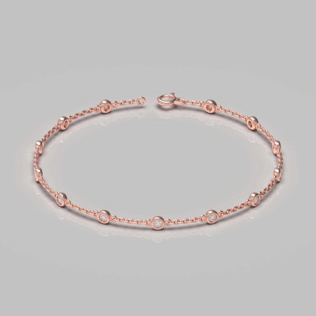 Natural Diamond Bracelet