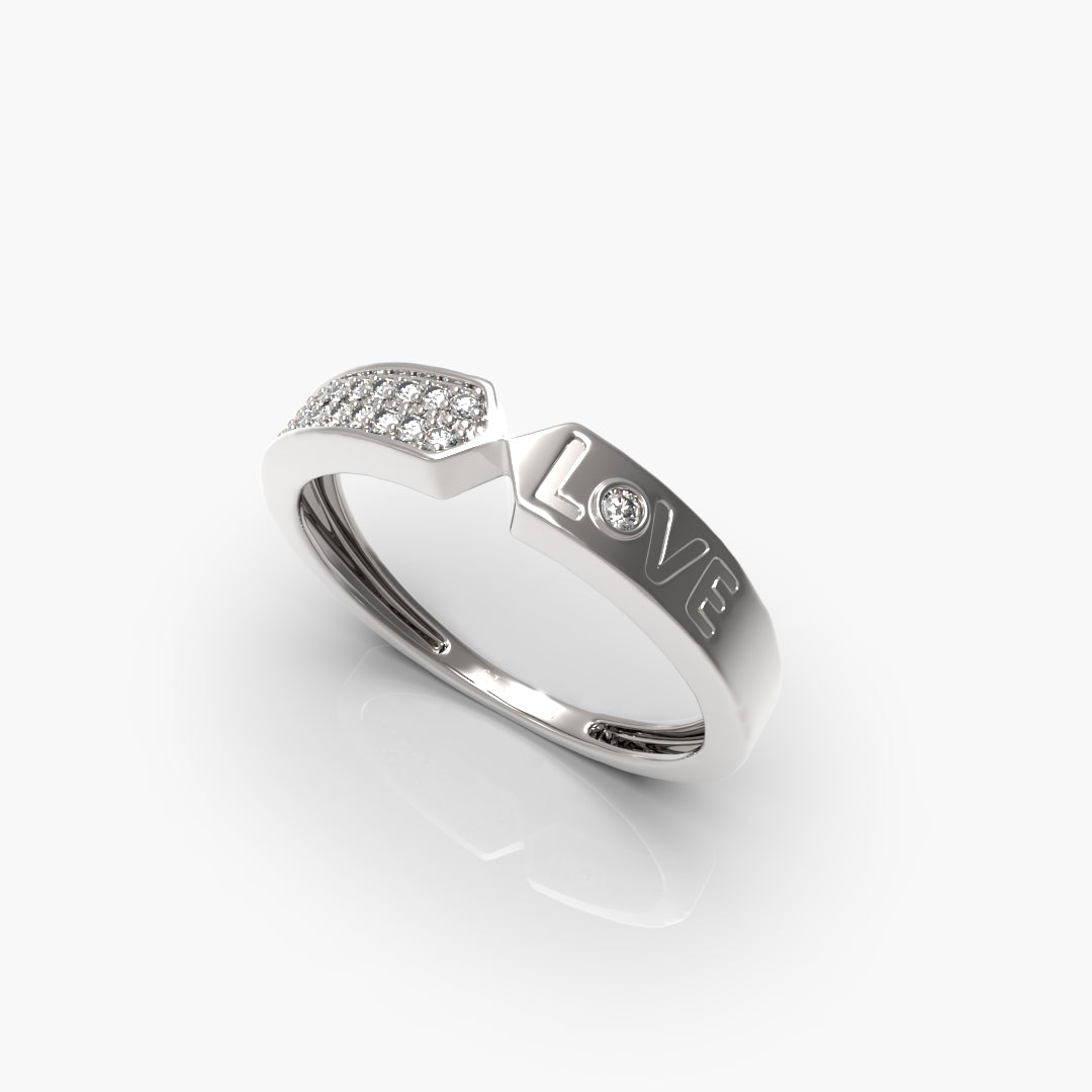 Diamond Love Ring