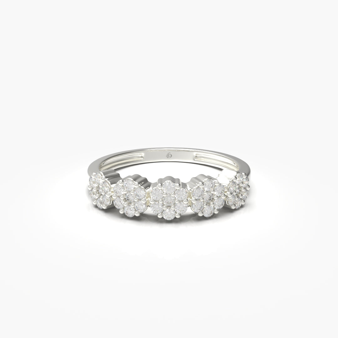 Flower Diamond Ring