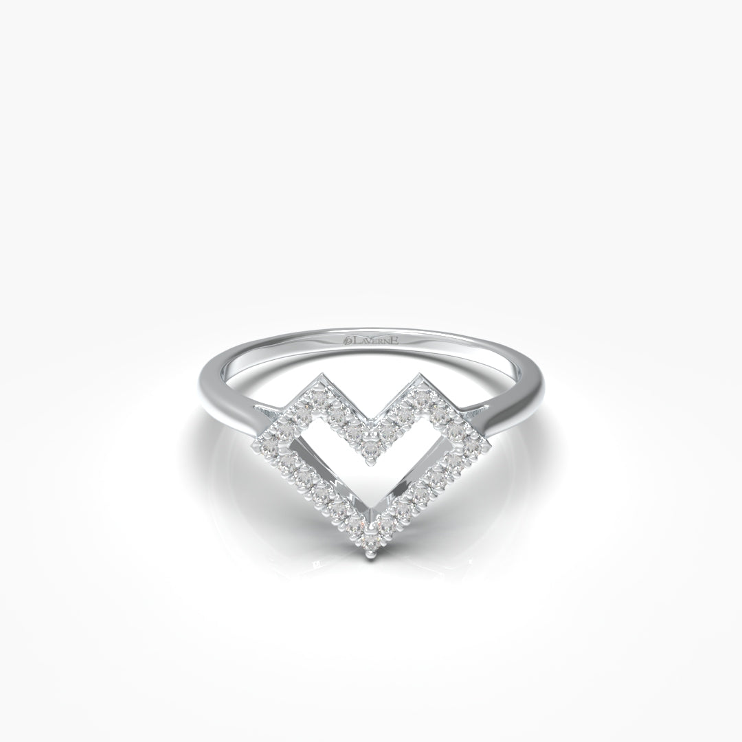 Heart Diamond Ring
