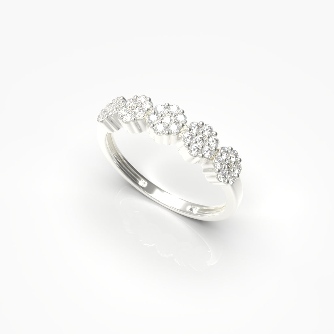 Flower Diamond Ring