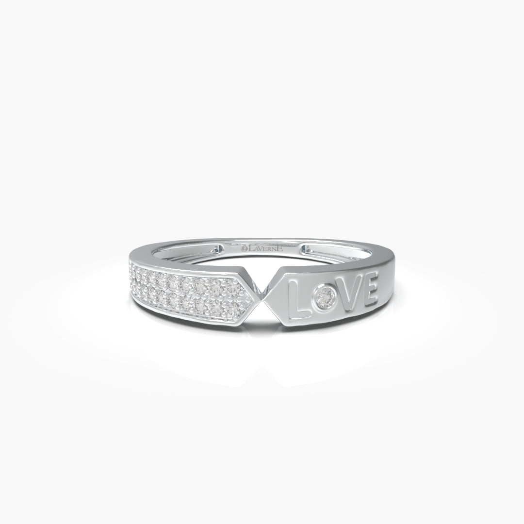 Diamond Love Ring