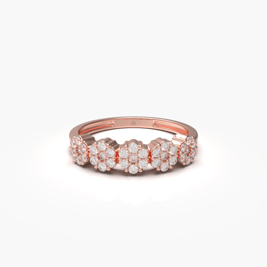 Flower Diamond Ring