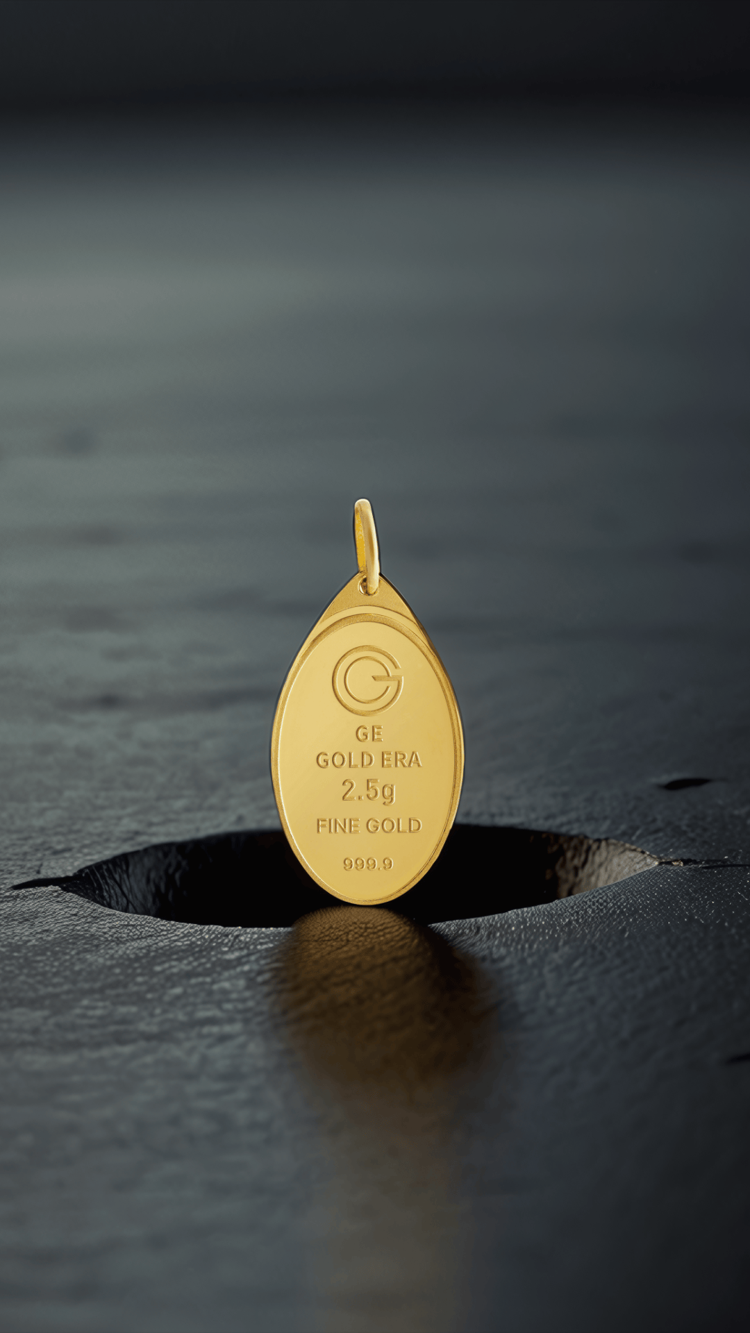 2.5 Grams Gold Pendant 24K – (ALLAH) Design