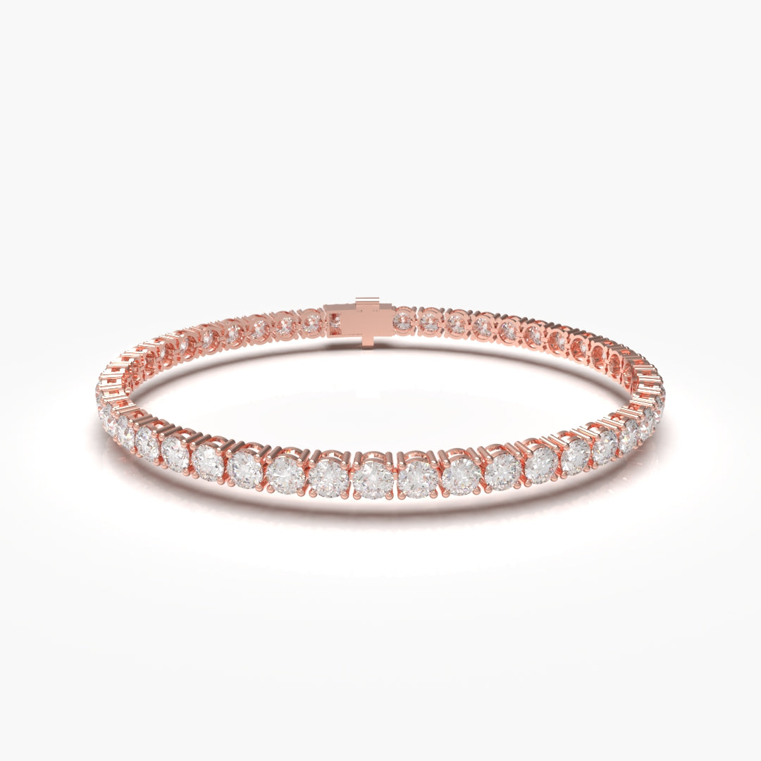 Lab grown diamonds from the tennis Bracelet