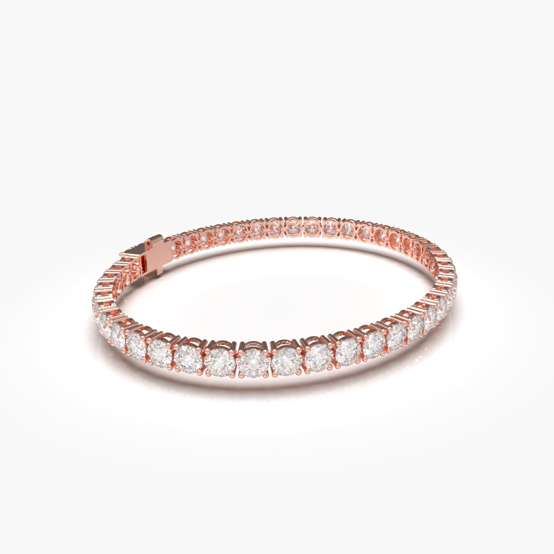 Lab grown diamonds from the tennis Bracelet