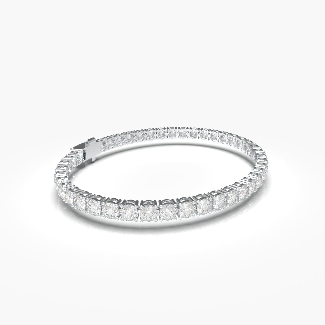 Lab grown diamonds from the tennis Bracelet