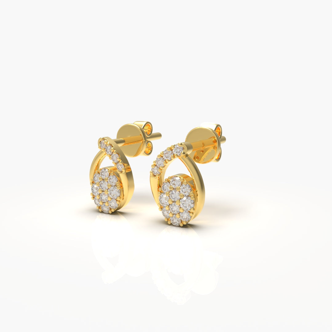 Classic Diamond Earring