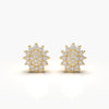 Flower Diamond Earring