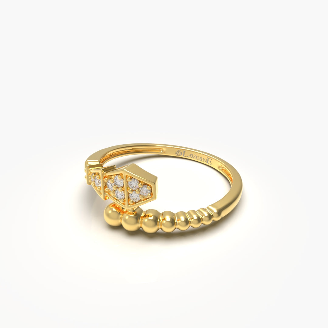 Diamond Snake Ring