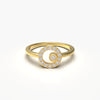 Circle Diamond Ring