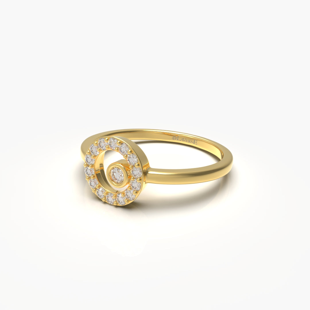 Circle Diamond Ring