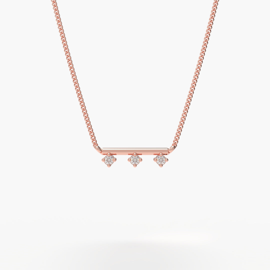 Hearts On Fire Barre Floating Diamond Necklace