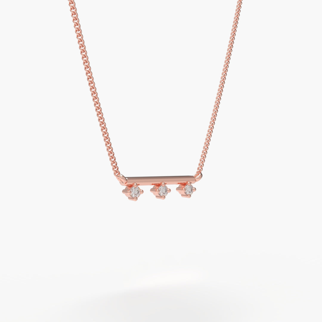 Hearts On Fire Barre Floating Diamond Necklace