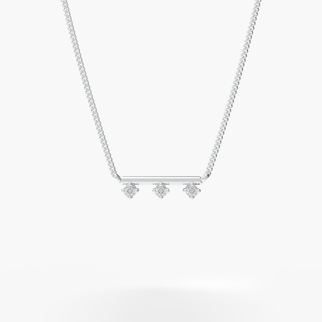 Hearts On Fire Barre Floating Diamond Necklace