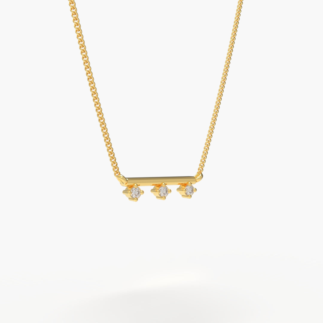 Hearts On Fire Barre Floating Diamond Necklace