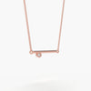 Diamond Bar Necklace