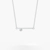Diamond Bar Necklace