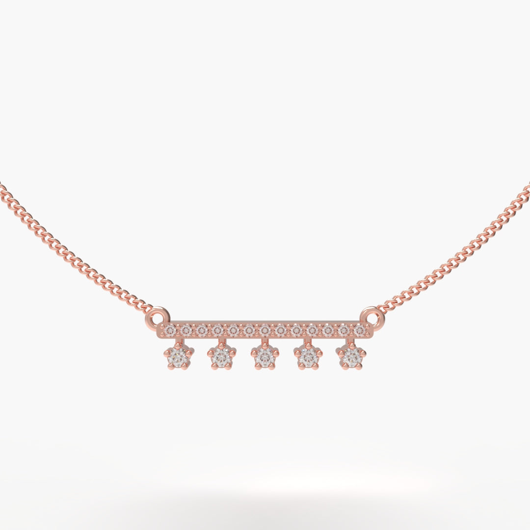 Star and Bar Style Necklace