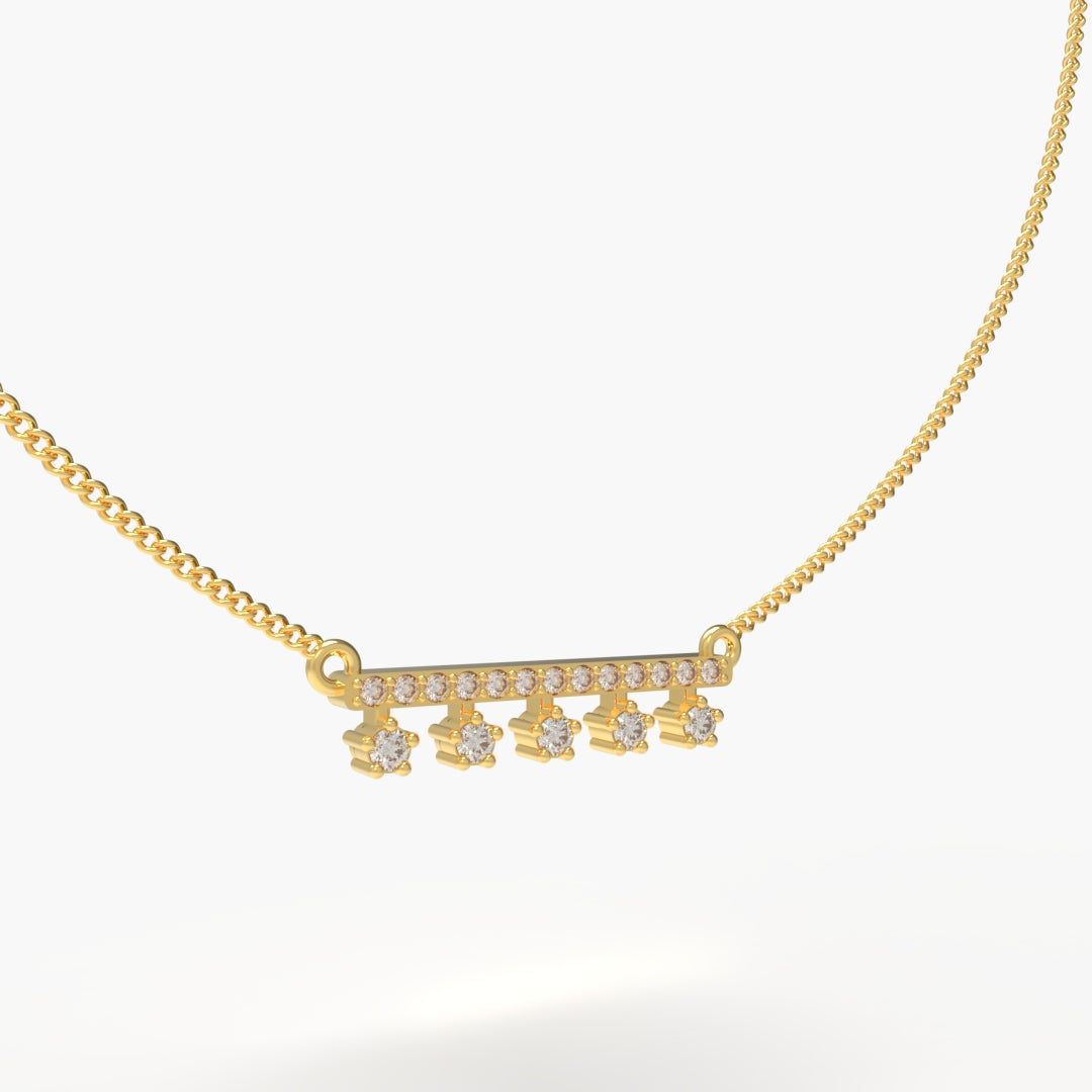 Star and Bar Style Necklace