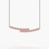 Pave Bar Diamond Necklace