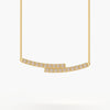 Pave Bar Diamond Necklace