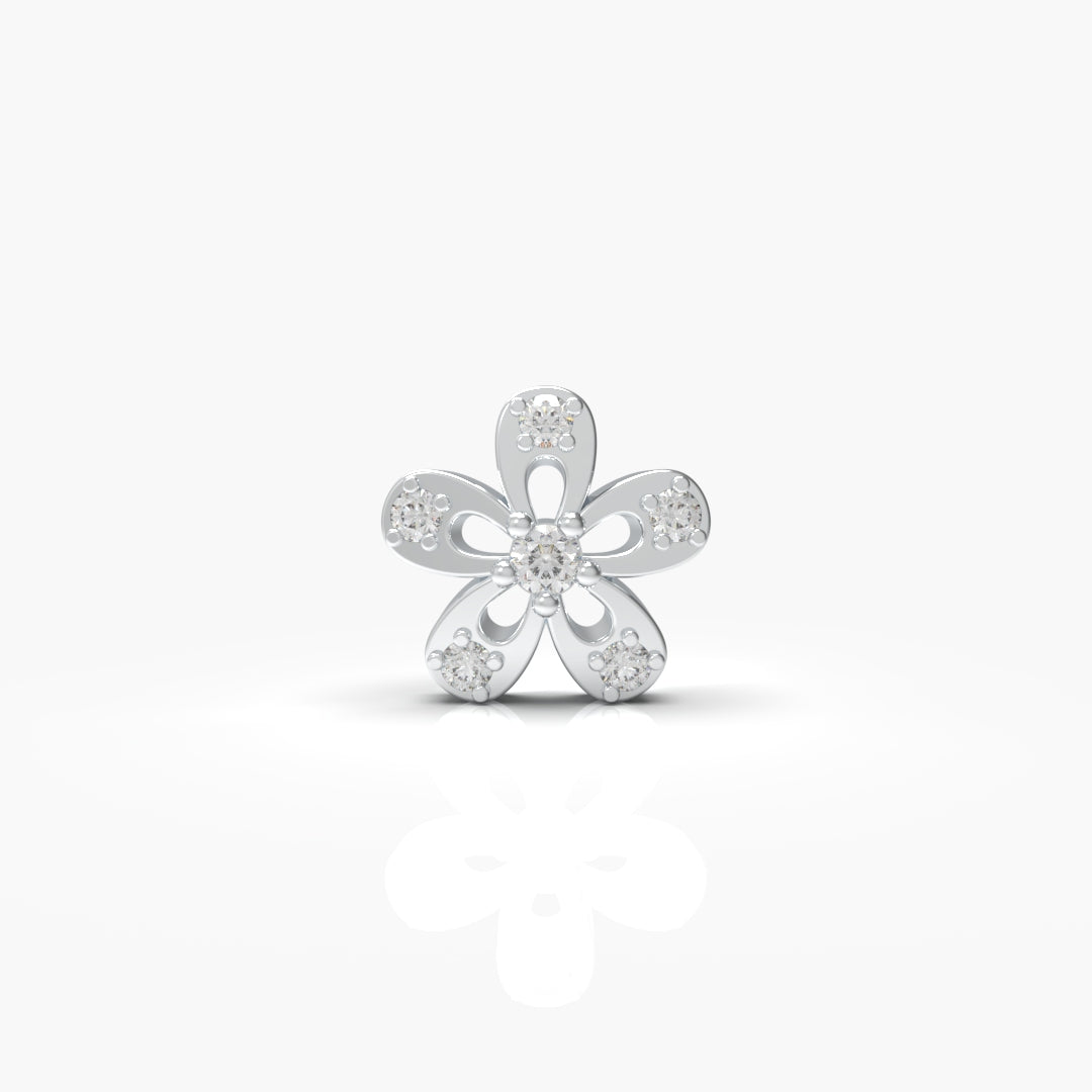 Natural Diamond Nose-Pin