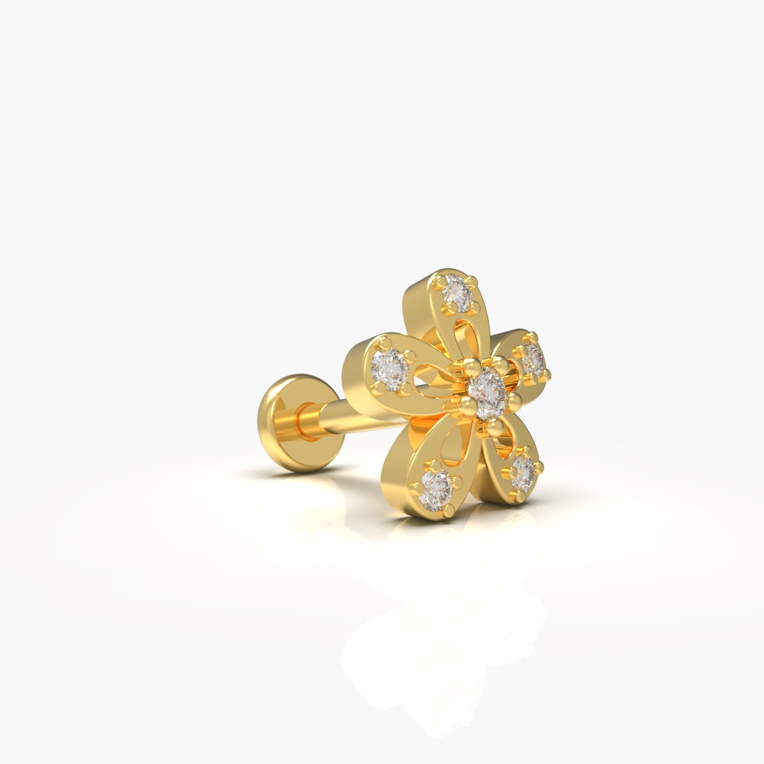 Natural Diamond Nose-Pin