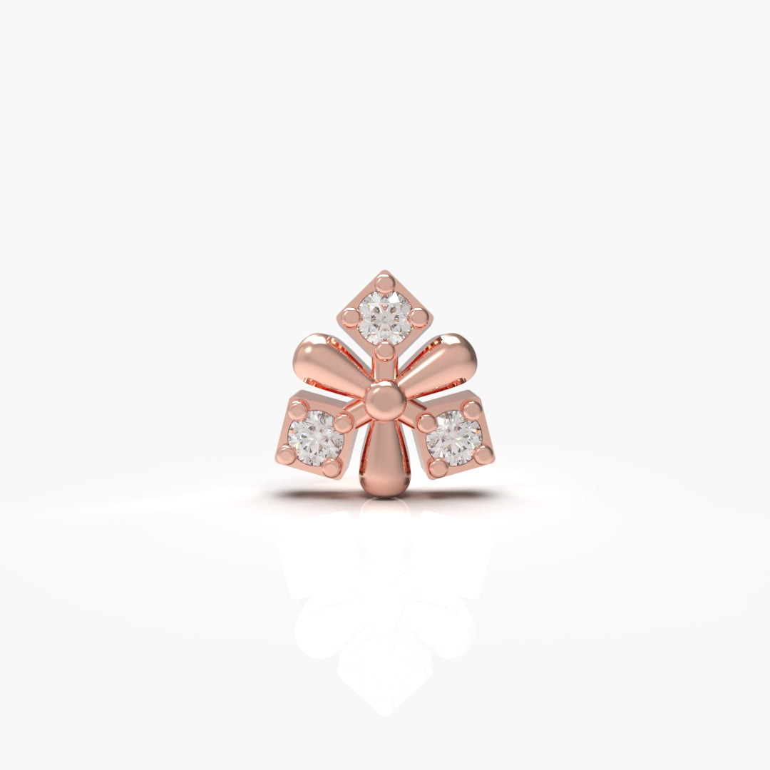 Natural Diamond Nose-Pin – LavernE Diamond