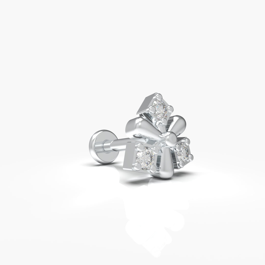 Natural Diamond Nose-Pin