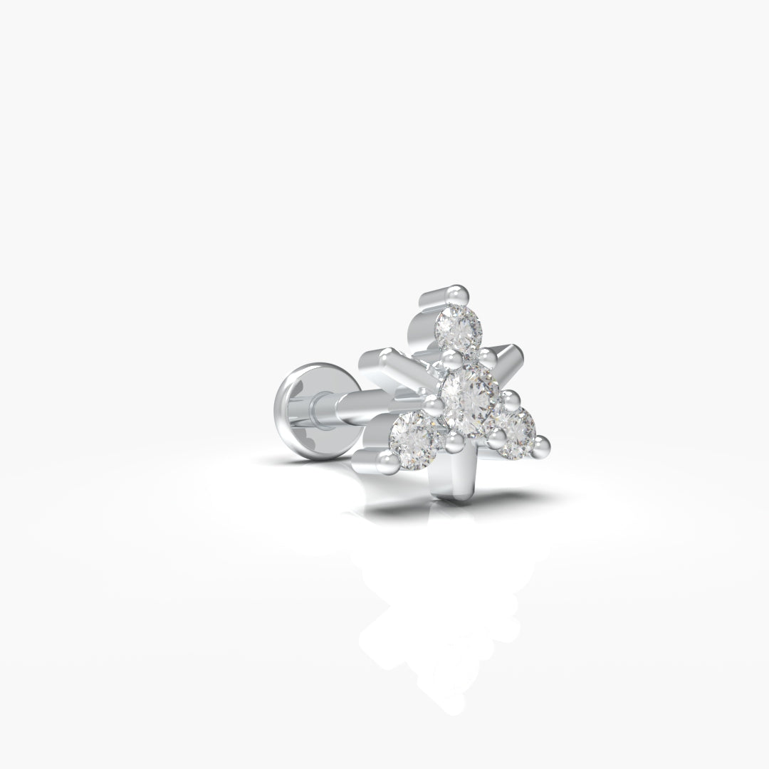 Natural Diamond Nose-Pin