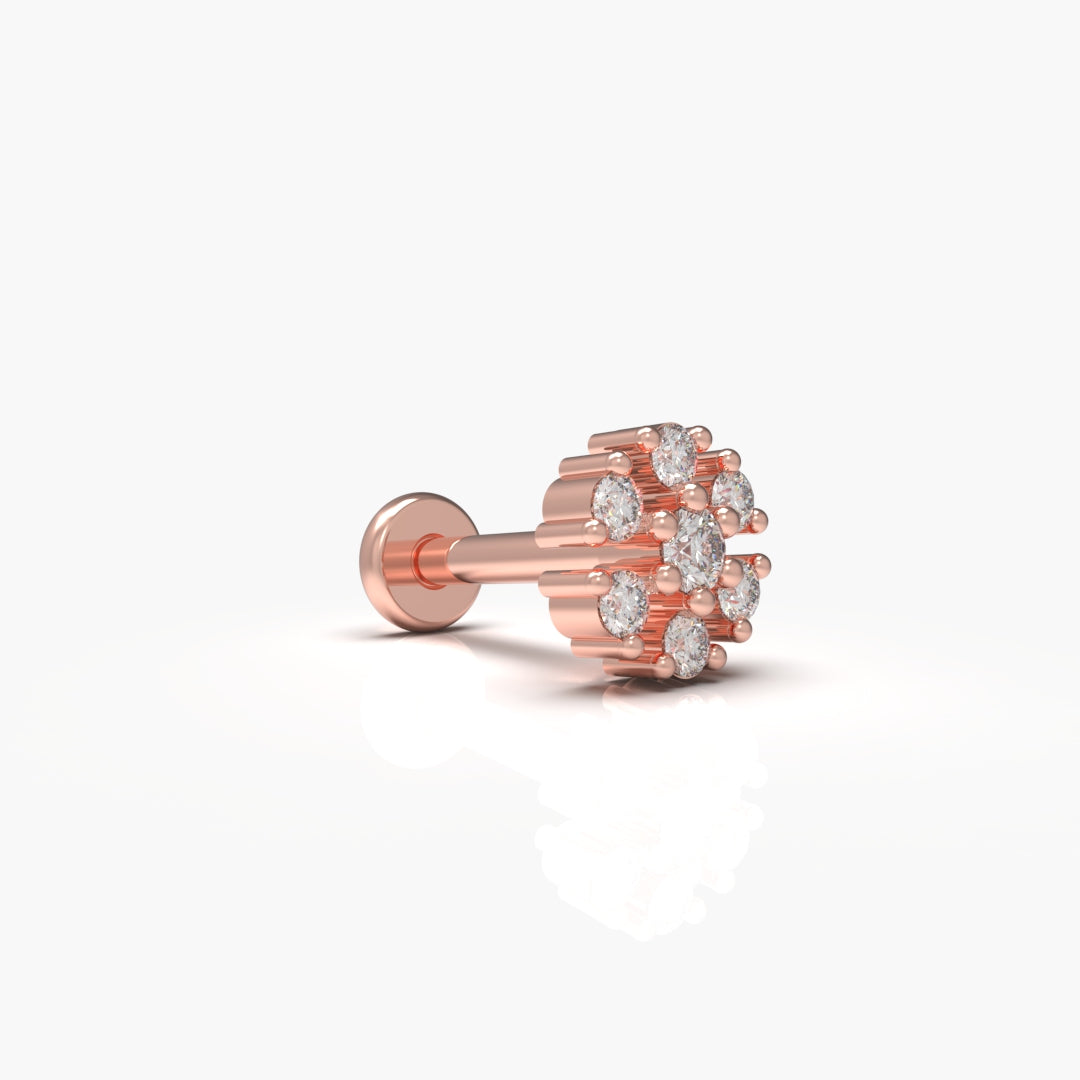 Natural Diamond Nose-Pin