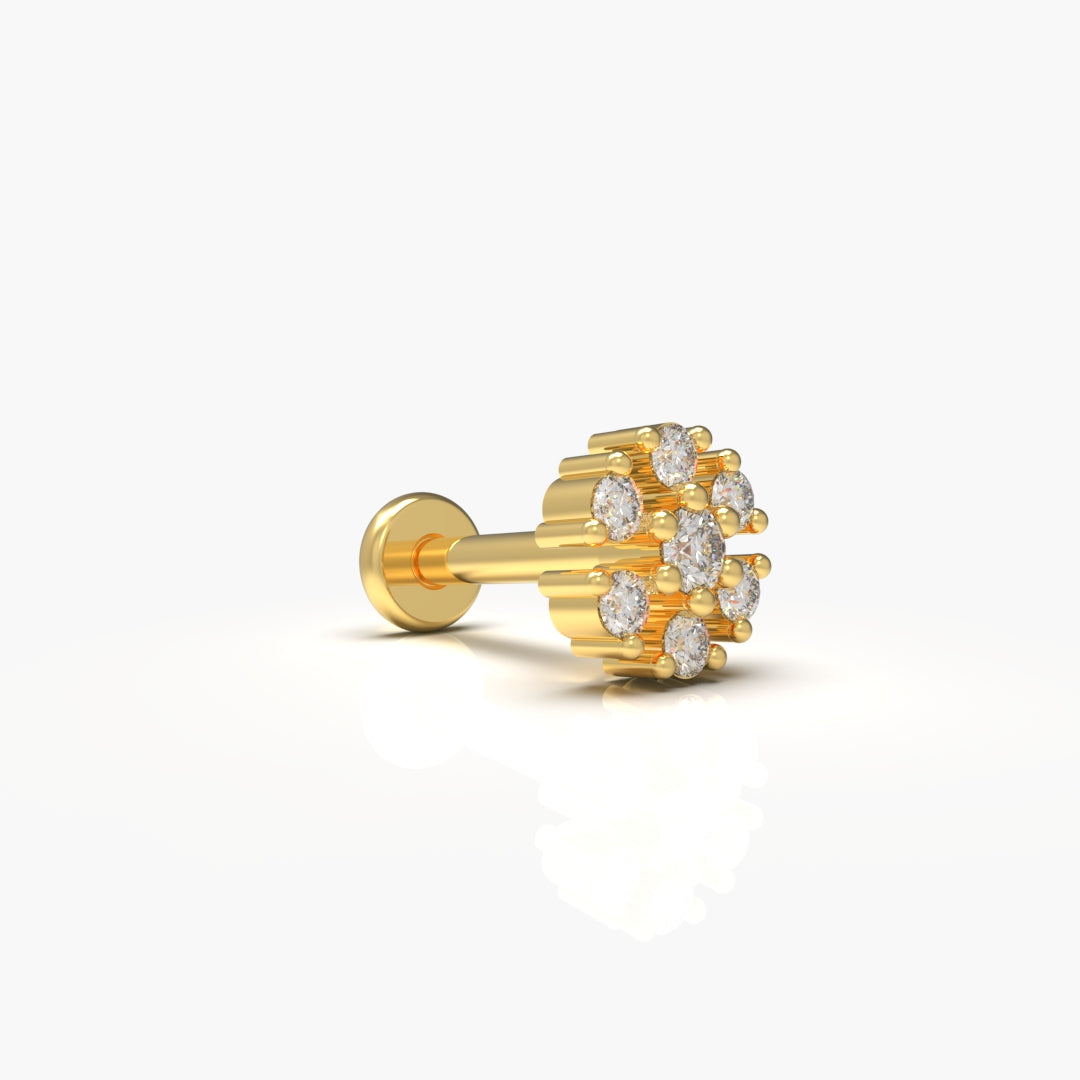 Natural Diamond Nose-Pin