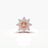 Flower Diamond Nose-Pin