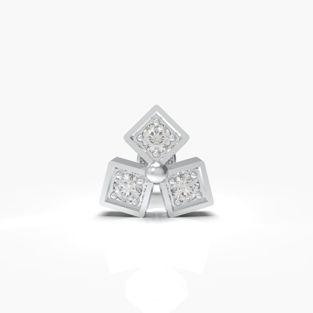 Natural Diamond Nose-Pin