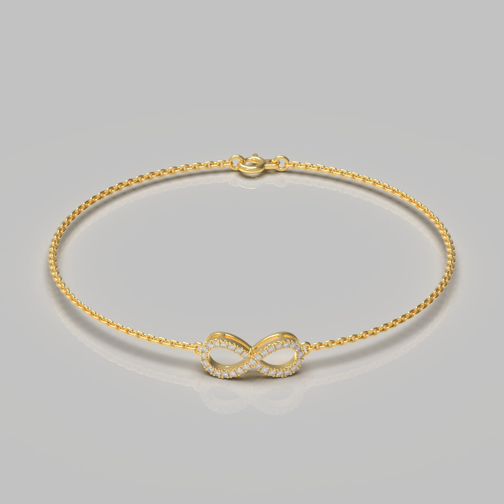 Infinite Bracelet Natural Diamond