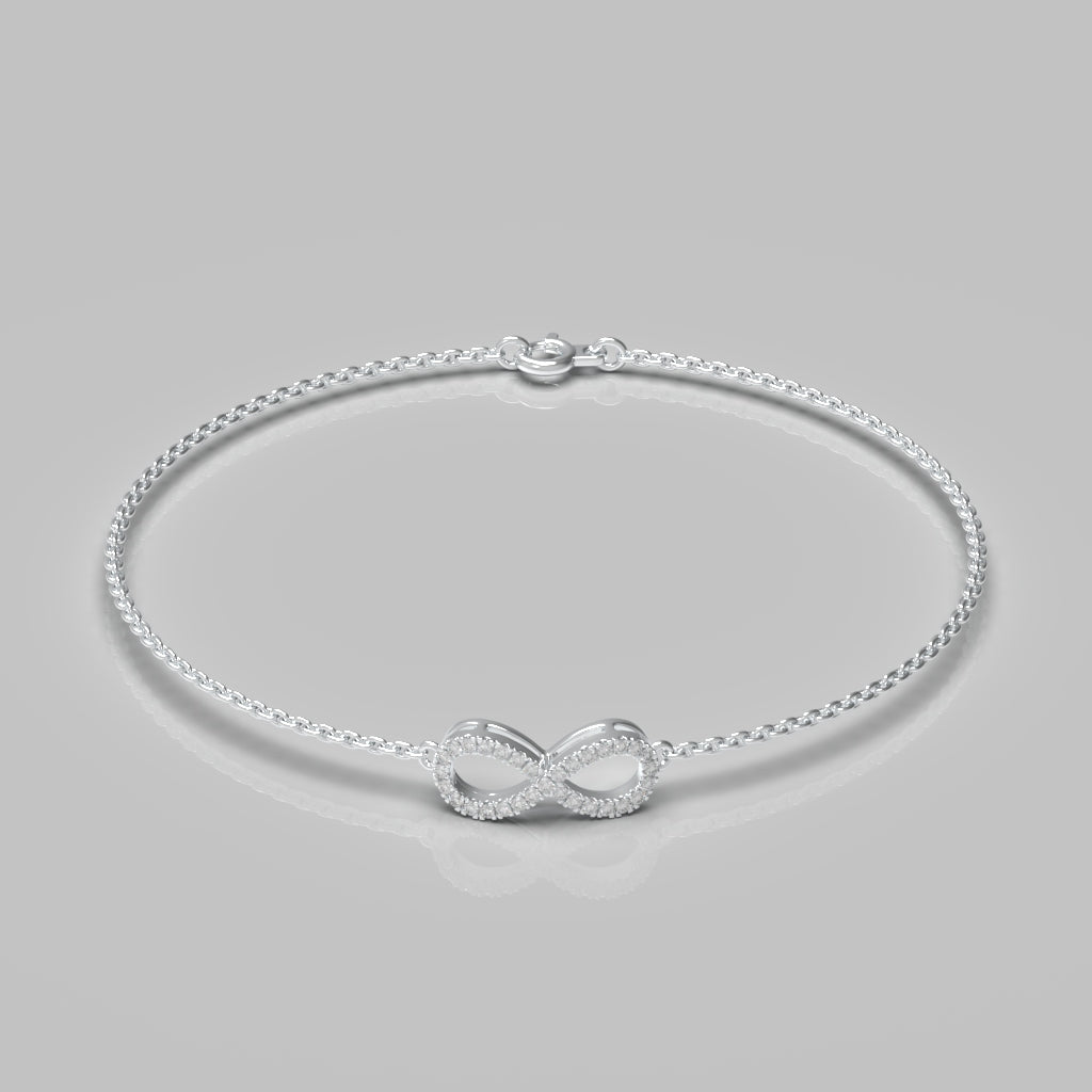 Infinite Bracelet Natural Diamond