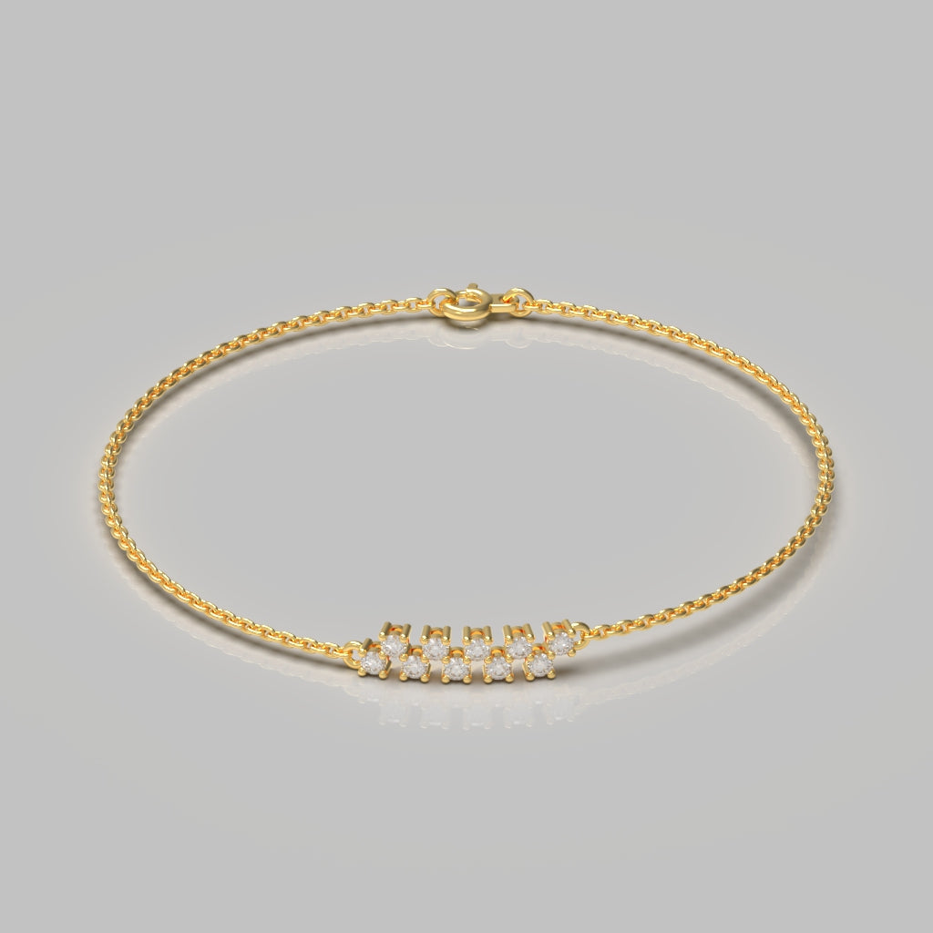 Natural Diamond Bracelet